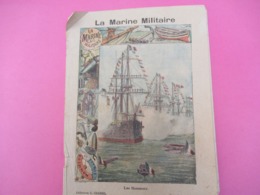Couverture De Cahier écolier/La Marine Militaire / Les Honneurs /Collection Charier Saumur/Vers 1900  CAH259 - Other
