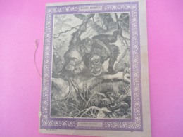 Couverture De Cahier écolier/Histoire Naturelle / Orangs-Outangs/Vers 1880-1890  CAH262 - Sonstige & Ohne Zuordnung