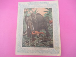 Couverture De Cahier écolier/Les Chasseurs D'Elephants/ Vers 1900       CAH265 - Sonstige & Ohne Zuordnung