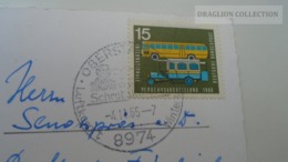 D167456  AK   Oberstaufen Im Allgäu  -Sonderstempel  1965  -stamp Autobus - Oberstaufen