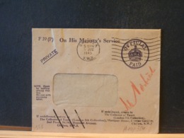 A10/354  ENV. ENGLAND  1945 - Post & Go Stamps