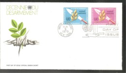 FDC 1973 DECENNIE DU DESARMEMENT - Other & Unclassified