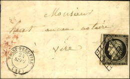 Grille / N° 3 Leg Def Càd T 15 VASSY-PRÈS-VIRE (13). 1849. - TB. - 1849-1850 Ceres