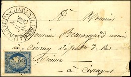 PC 790 / N° 4 Càd T 13 CHATEAUNEUF-S-CHARENTE (15). 1852. - TB / SUP. - 1849-1850 Ceres