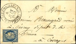 PC 790 / N° 4 Càd T 13 CHATEAUNEUF-S-CHARENTE (15). 1852. - TB / SUP. - 1849-1850 Cérès