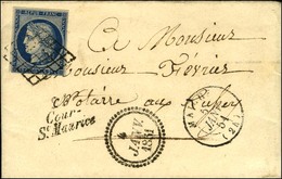 Grille / N° 4 Càd T 15 MAICHE (24) Cursive 24 / Cour- / St Maurice Sur Lettre Avec Texte Daté De Belleherbe, Dateur B. 1 - 1849-1850 Ceres