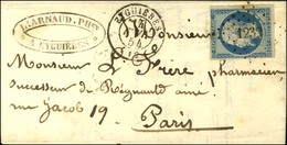 PC 1232 / N° 10 Pd Càd T 15 EYGUIERES 12. 1854. - TB. - 1852 Louis-Napoléon