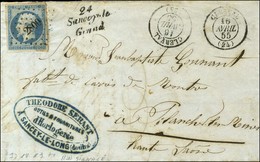 PC 2800 / N° 14 Càd T 15 CLERVAL (24) Cursive 24 / Sancey-le / Grand. 1855. - TB / SUP. - 1852 Louis-Napoleon