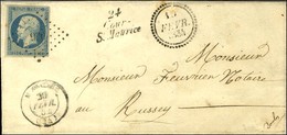 PC 990 / N° 10 Belles Marges Càd T 15 MAICHE (24) Cursive 24 / Cour- / St Maurice Dateur B. 1854. - SUP. - R. - 1852 Luigi-Napoleone