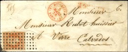 Rouleau De Gros Points / N° 16 Càd Rouge (4) Bau CENTRAL (4) / PARIS Sur Lettre Chargée. 1858. - TB / SUP. - R. - 1853-1860 Napoléon III