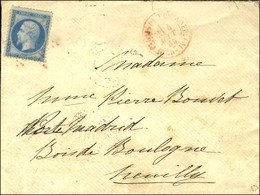 Etoile Rouge / N° 22 Càd Rouge Bau DU PALAIS DE FONTAINEBLEAU. 1865. - TB. - R. - 1862 Napoléon III
