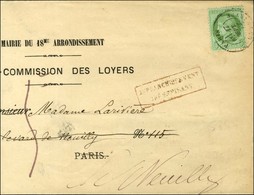 Càd PARIS / MONTMARTRE / N° 53 Sur Imprimé Local Réexpédié à Neuilly Taxé 5. 1872. - TB. - 1871-1875 Ceres