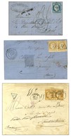 Lot De 3 Lettres Affranchies De L'émission Cérès. - TB. - 1871-1875 Cérès