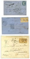 Lot De 3 Lettres Affranchies De L'émission Cérès. - TB. - 1871-1875 Ceres