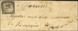 Càd T 15 BESANÇON (24) 15 JANV. 59 / Timbre-taxe N° 1. - TB. - R. - 1859-1959 Lettres & Documents