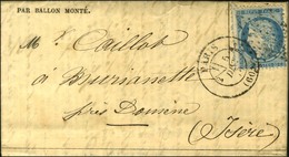 Etoile / N° 37 Càd PARIS (60) / 5 DEC. 70 Sur Gazette Des Absents N° 13 Pour Murianette Près Domène (Isère). Au Verso, C - Oorlog 1870