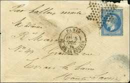 Etoile 1 / N° 29 Càd PARIS / PL. DE LA BOURSE 5 DEC. 70 Sur Enveloppe Contenant Le Ballon-Poste N° 9 Du Jeudi 1er Décemb - War 1870
