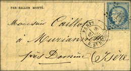 Etoile 11 / N° 37 Càd PARIS / R. ST HONORE 28 DEC. 70 6e Levée Sur Gazette Des Absents N° 20 Pour Murianette Près Domène - Guerra Del 1870