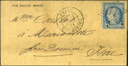 Etoile 11 / N° 37 Càd PARIS / R. ST HONORE 11 JANV. 71 Sur Gazette Des Absents N° 25 Pour Murianette Près Domène (Isère) - Krieg 1870