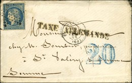 Etoile / N° 37 Càd De Rayon 4 PARIS 4 (60) 16 FEVR. 71 Sur Lettre Avec Texte Pour St Valéry Sur Somme. Cachet Lineaire T - Oorlog 1870
