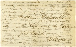 Lettre Papier Pelure Avec Texte Daté De Paris Le 28 Septembre 1870 '' Madame De Linan M'offre Une Occasion Sûre Pour Te  - Guerra Del 1870