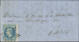 Lettre Avec Texte Daté De Voreppe Le 7 Novembre 1870 Pour Paris. Au Recto, étoile Pleine / N° 29 Et Au Verso, Càd 3 PARI - Guerre De 1870