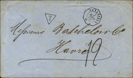 Càd Octo SAVANILLA / * (type 2 - RR.) Sur Lettre Taxée De Barranquilla Pour Le Havre. 1879. - SUP. - R. - Correo Marítimo