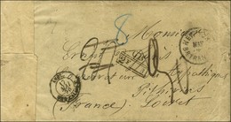 Lettre Avec Long Texte Daté Du Juchitan Pour La France Via New York. Au Recto, Càd NEW YORK, Marque D'échange GB / 2F Ta - Posta Marittima