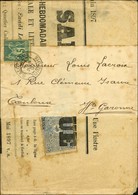 Càd SALONIQUE / TURQUIE / N° 75 Sur Journal Entier Avec Timbre Fiscal Adressé Sous Bande à Toulouse. 1897. - TB. - R. - Correo Marítimo