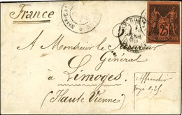 Càd Nlle - CALEDONIE / NOUMEA / Col. Gen. N° 43 Sur Lettre Avec Texte Daté De L'Ile Nou Camp Est 4 Janvier 1880 Adressée - Poste Maritime