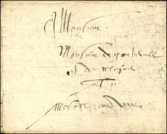 Lettre Avec Texte Daté 1576 Avec Entailles. - TB. - ....-1700: Précurseurs