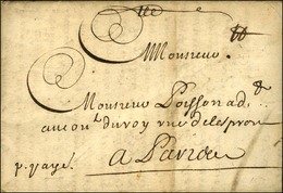 '' P.payé '' Sur Lettre Avec Texte Daté D'Angers. 1693. - TB / SUP. - R. - ....-1700: Precursori