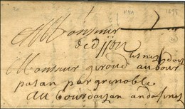 '' De Dijon '' (L N° 4) Sur Lettre Avec Texte Daté 1698. - TB. - R. - ....-1700: Précurseurs