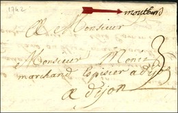 '' Montbard '' (L N° 1) Sur Lettre Avec Texte Daté 1742. - TB / SUP. - 1701-1800: Precursors XVIII