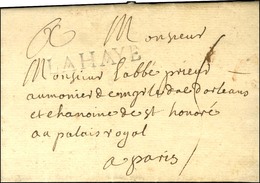 LAHAYE (L N° 1) Sur Lettre Avec Texte Daté 1747. - SUP. - 1701-1800: Précurseurs XVIII