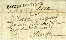 BOURGDOYSANS (Bourg D'Oisans) Sur Lettre Avec Texte Daté 1793. - SUP. - R. - 1701-1800: Précurseurs XVIII