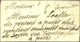 '' Luneville '' (L N° 8) Sur Lettre Avec Texte Daté Le 29 Août 1711 Pour Paris. - TB / SUP. - 1701-1800: Vorläufer XVIII