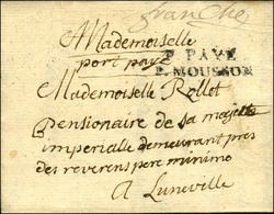 P. PAYE / P. MOUSSON (L N° 3) Sur Lettre Avec Texte Daté Nommeny Le 5 Janvier 1779 Pour Lunéville. - TB / SUP. - RR. - 1701-1800: Precursors XVIII