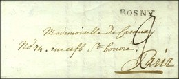 ROSNY Sur Lettre Avec Texte Daté An 2. - SUP. - R. - 1701-1800: Vorläufer XVIII