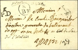 Lettre En Port Du D'un Chef Lieu De Direction (L. N° 32) + '' De L'oratoire '' Avec Texte Daté Au Château De Vincennes C - 1701-1800: Vorläufer XVIII