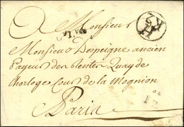 Lettre Avec Texte Daté De Chatillon Adressée En Port Payé, Au Recto H / K2 + 6e Lvée + Quantième. 1773. - TB / SUP. - R. - 1701-1800: Precursores XVIII