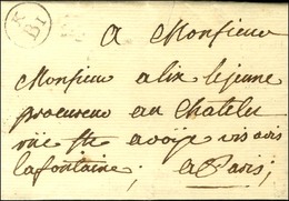 Lettre Avec Texte Daté De Bagnolet Le 14 Avril 1766 Adressée En Port Payé, Au Recto K / B1 + Quantième. - SUP. - R. - 1701-1800: Vorläufer XVIII