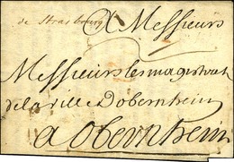 '' De Strasbourg '' (L N° 1) Sur Lettre Avec Texte Daté Du 28 Septembre 1699. - TB / SUP. - R. - 1701-1800: Vorläufer XVIII