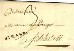 STRASB: (L N° 11) Sur Lettre Avec Texte Daté 1749. - SUP. - 1701-1800: Precursors XVIII