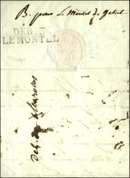 DEB. 3 / LE MONTEL + '' Deb. De Charolles '' Sur Lettre Avec Texte Daté An 14. - TB / SUP. - R. - 1801-1848: Precursors XIX