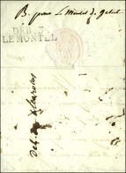 DEB. 3 / LE MONTEL + '' Deb. De Charolles '' Sur Lettre Avec Texte Daté An 14. - TB / SUP. - R. - 1801-1848: Precursori XIX