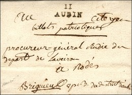 11 / AUBIN + Mention Manuscrite '' Billets Patriotiques ''. 1793. - SUP. - 1801-1848: Precursors XIX