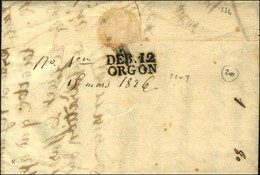 DÉB.12 / ORGON. 1826. - SUP. - R. - 1801-1848: Precursors XIX