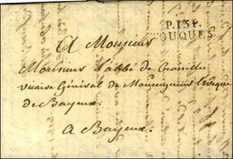 P. 13 P. / TOUQUES Sur Lettre Avec Texte Daté 1818. - TB / SUP. - R. - 1801-1848: Precursors XIX