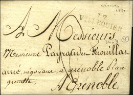 17 / VILLEQUIER Sur Lettre Avec Texte Daté De Néronde. 1821. - TB / SUP. - 1801-1848: Precursors XIX